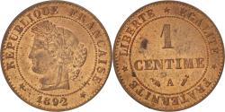 World Coins - Coin, France, Cérès, Centime, 1892, Paris, , Bronze, KM:826.1