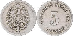 World Coins - Coin, Germany, 5 Pfennig, 1874