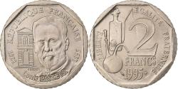 World Coins - France, 2 Francs, Pasteur, 1995, Nickel, , Gadoury:549, KM:1119