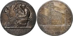 World Coins - France, Medal, Électricité de France et gaz de France, Silvered bronze