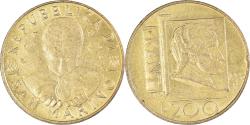 World Coins - Coin, San Marino, 200 Lire, 1996, , Aluminum-Bronze, KM:356