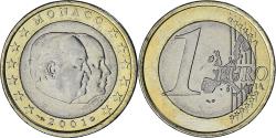 World Coins - Monaco, Rainier III, Euro, 2001, Paris, , Bi-Metallic, Gadoury:MC178