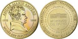 World Coins - France, Token, Tourist Token, 68/ André-Marie Ampère - Musée EDF, 2015