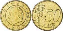World Coins - Belgium, 50 Euro Cent, 2004, Brussels, , Brass, KM:229