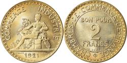 World Coins - Coin, France, Chambre de commerce, 2 Francs, 1921, Paris,