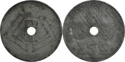 World Coins - Coin, Belgium, 25 Centimes, 1946