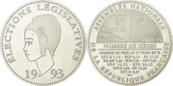 World Coins - France, Medal, Elections Législatives, Politics, Society, War, 1993,