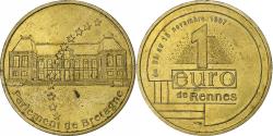 World Coins - France, Euro, 1997, Rennes, Copper-nickel Aluminium,