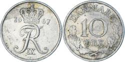 World Coins - Coin, Denmark, 10 Öre, 1967