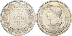 World Coins - France, Medal, Ecu Europa, Marianne, 1990, Copper-nickel, Rodier,