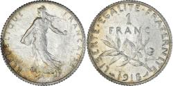 World Coins - Coin, France, Semeuse, Franc, 1918, Paris, , Silver, KM:844.1