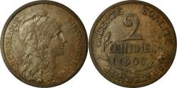 World Coins - Coin, France, Dupuis, 2 Centimes, 1907, , Bronze, KM:841, Gadoury:107