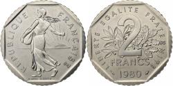 World Coins - France, 2 Francs, Semeuse, 1980, Paris, Nickel, , Gadoury:547, KM:942.1
