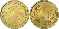 World Coins - Netherlands, 20 Euro Cent, 2008, Utrecht, Nordic gold,