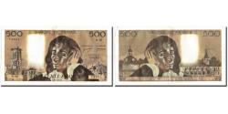 World Coins - France, 500 Francs, 500 F 1968-1993 ''Pascal'', 1974, 1974-09-05, EF(40-45)