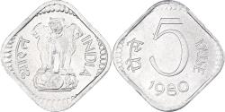 World Coins - Coin, INDIA-REPUBLIC, 5 Paise, 1980