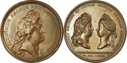 World Coins - France, Medal, Louis XIV, Louis Dauphin and Maria Anna of Bavaria, 1680, Bronze