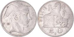 World Coins - Coin, Belgium, Régence Prince Charles, 20 Francs, 20 Frank, 1951, Brussels