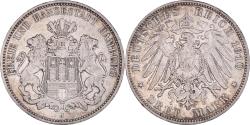 World Coins - Coin, German States, HAMBURG, 3 Mark, 1910, Hamburg, , Silver, KM:620