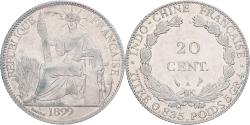 World Coins - French Indochina, 20 Centièmes, 1899, Paris, Silver, , KM:10