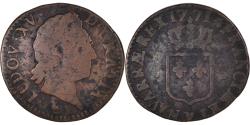 World Coins - Coin, France, Louis XV, Demi sol à la vieille tête, 1/2 Sol, 1771, Troyes