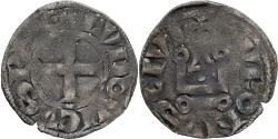 World Coins - France, Louis VIII-IX, Denier Tournois, 1223-1244, Billon,