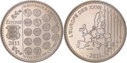 World Coins - France, Medal, L'Europe des XXVII, Bienvenue à l'Estonie, History, 2011