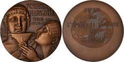 World Coins - France, Medal, Fondation de Marseille, Art Déco, Vezien, , Bronze