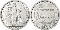 World Coins - French Polynesia, Franc, 1987, Paris, Aluminum, , Lecompte:15, KM:11