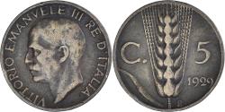 World Coins - Coin, Italy, Vittorio Emanuele III, 5 Centesimi, 1929, Rome, , Bronze