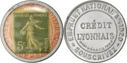 World Coins - Coin, France, Credit Lyonnais, 5 Centimes, 1920, Timbre-Monnaie,