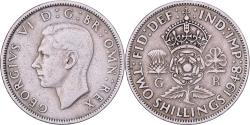 World Coins - Great Britain, George VI, Florin, Two Shillings, 1948, Copper-nickel,