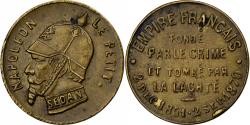 World Coins - France, Medal, satirique, Napoléon le Petit, La Lacheté, 1870, Brass