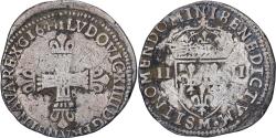 World Coins - France, Louis XIV, 1/4 Ecu, 1644, Toulouse, Silver, , Gadoury:136