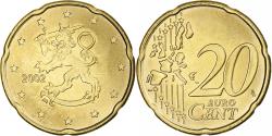 World Coins - Finland, 20 Euro Cent, 2002, Mint of Finland, série FDC, , Nordic gold