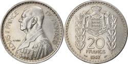 World Coins - Coin, Monaco, Louis II, 20 Francs, Vingt, 1947, Paris, , Copper-nickel