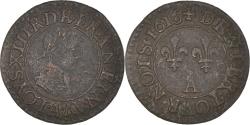World Coins - Coin, France, Louis XIII, Denier tournois, buste enfantin « petite