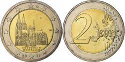World Coins - Germany, 2 Euro, Nordrhein-Westfalen, 2011, Karlsruhe, Bi-Metallic,