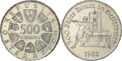 World Coins - Austria, 500 Schilling, 1982, Vienna, Silver, , KM:2957
