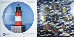 World Coins - Finland, 1 Cent to 2 Euro, euro set - Harmaja lighthouse, 2011, Mint of Finland