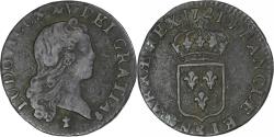 World Coins - France, Louis XV, Liard au buste enfantin, 1721, Reims, Copper,