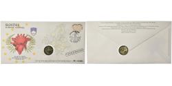 World Coins - Slovenia, 2 Euro, 2010, Enveloppe philatélique numismatique,