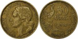 World Coins - France, 50 Francs, Guiraud, 1952, Aluminum-Bronze, , Gadoury:880
