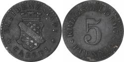 World Coins - Germany, Residenzstadt Cassel, 5 Pfennig, 1917, , Zinc