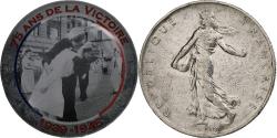World Coins - France, Token, 75 ans de la Victoire - Scènes populaires, Nickel,