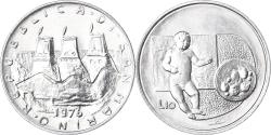 World Coins - Coin, San Marino, 10 Lire, 1976, Rome, FDC, , Aluminum, KM:54