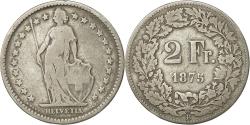 World Coins - Coin, Switzerland, 2 Francs, 1875, Bern, , Silver, KM:21