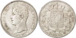 World Coins - Coin, France, Charles X, 5 Francs, 1830, Lille, , Silver, KM:728.13