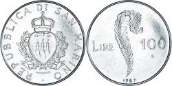 World Coins - Coin, San Marino, 100 Lire, 1987, Rome, , Steel, KM:207