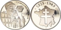 World Coins - France, Medal, Seconde Guerre Mondiale, Campagne d'Italie, WAR,